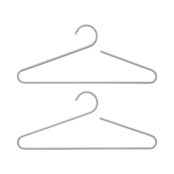 Zestaw 2 jasnoszarych stalowych wieszaków Blomus-image-1