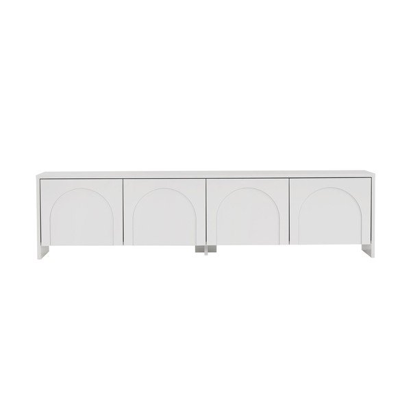 Biała szafka pod TV 180x45x32 cm Aurelia – Kalune Design-image-3