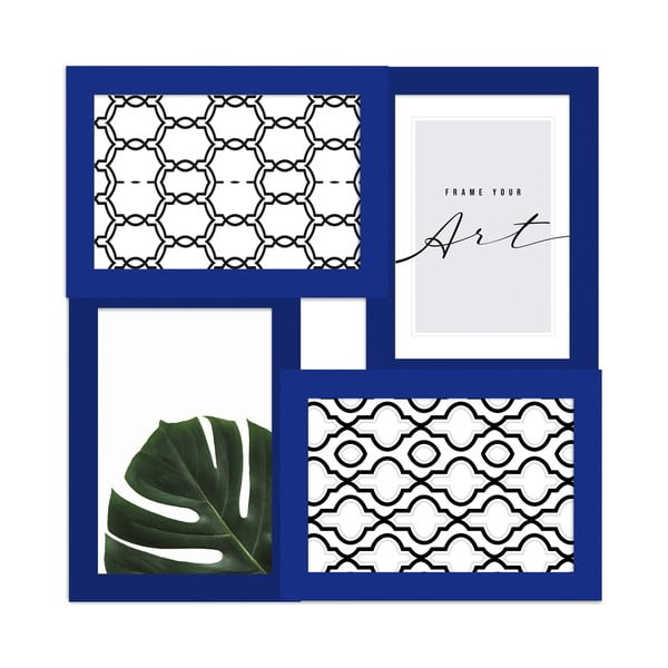 Ciemnoniebieska ramka ścienna 27x27 cm – knor