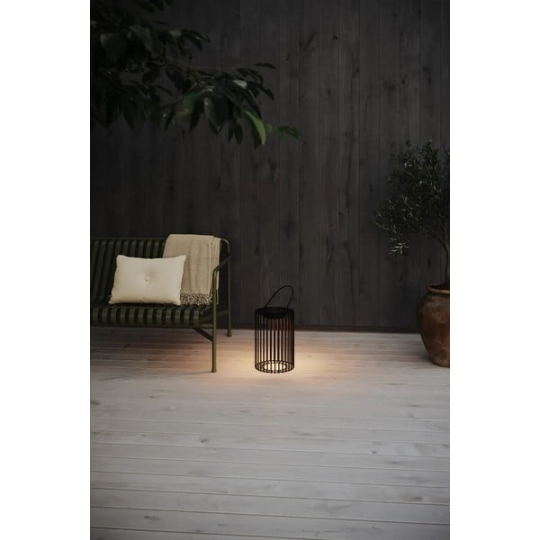 Czarny zewnętrzny lampion solarny LED na USB (wysokość 54 cm) Cavia – Markslöjd-image-1