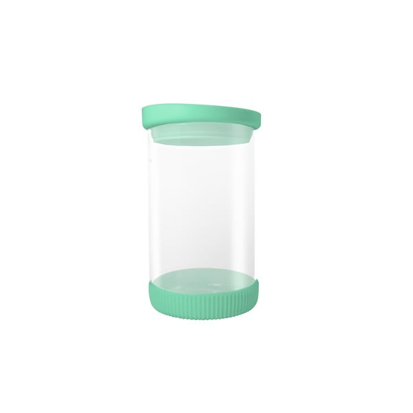 Pojemnik szklany zielonym wieczkiem JOCCA Container, 810 ml