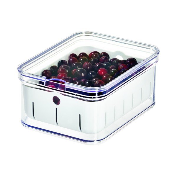 Przezroczysty pojemnik z wieczkiem iDesign, 21x16 cm-image-1