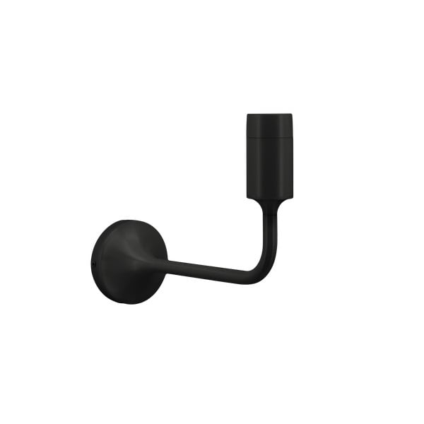 Czarny metalowy kinkiet bez klosza Santé – UMAGE