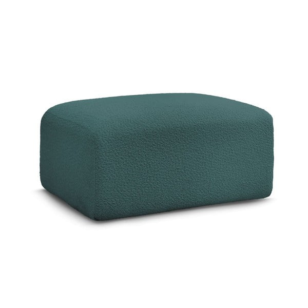 Turkusowy podnóżek z materiału bouclé Tina – Bobochic Paris-image-3