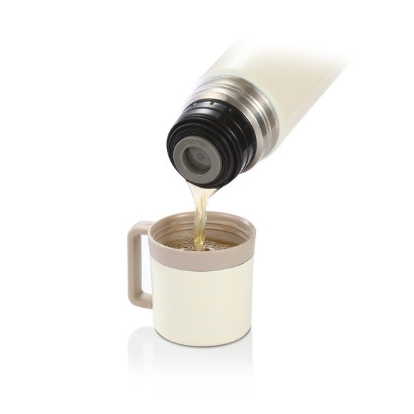 Kremowy termos z kubkiem 300 ml Constant Cream – Tescoma-image-1