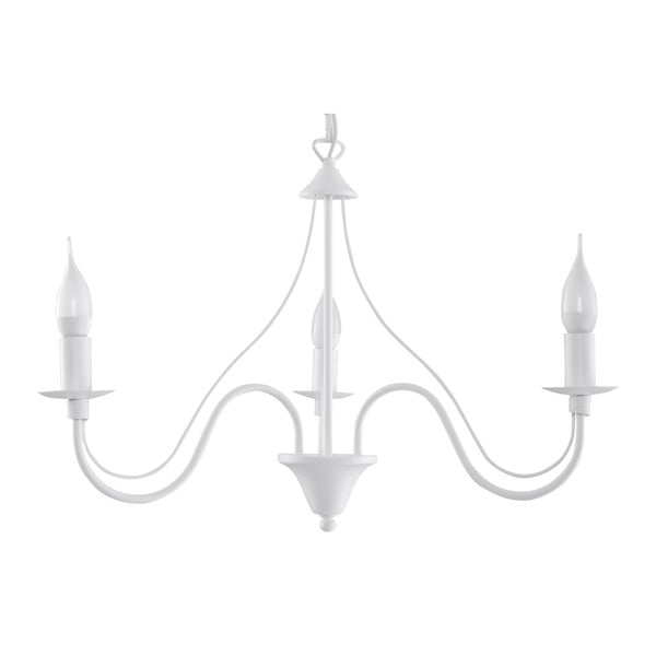 Biały żyrandol Nice Lamps Floriano 3