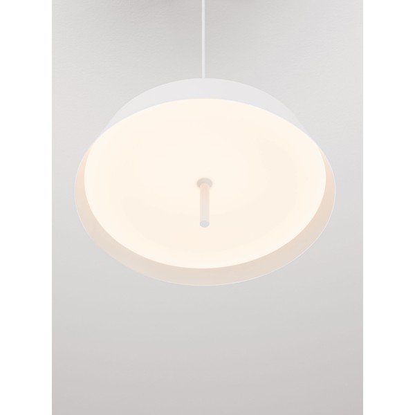 Biała aluminiowa lampa wisząca LED ze ściemniaczem ø 45 cm Velio – Nova Luce-image-2