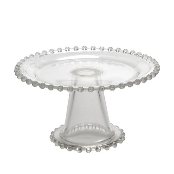 Patera na tort Pearl Glass, 20x20x11 cm