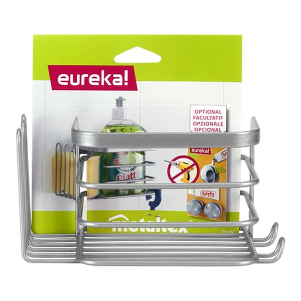 Stojak na gąbkę i płyn do mycia naczyń Metaltex-image-1