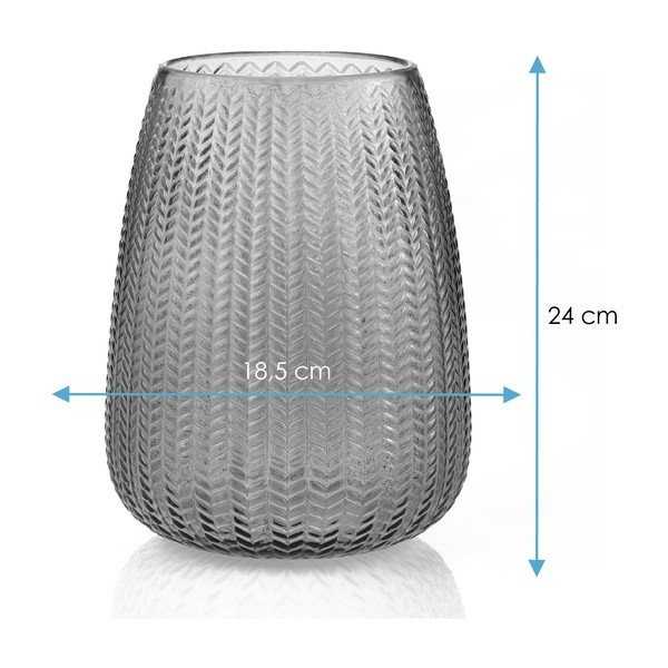 Zielony szklany wazon (wysokość 24 cm) Sevilla – Restilo-image-3