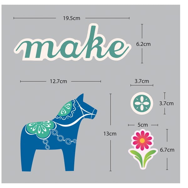 Naklejka Fanastick Small Colorful Horses-image-3