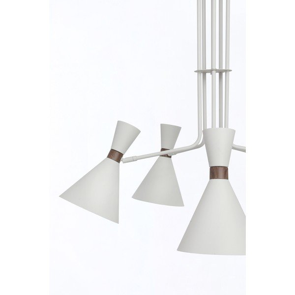 Biała lampa wisząca z metalowym kloszem ø 86,5 cm Hoodies – Light & Living-image-4