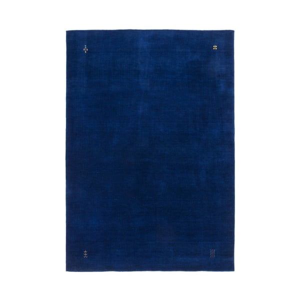 Ciemnoniebieski dywan tkany ręcznie Kayoom Macal, 80x150 cm