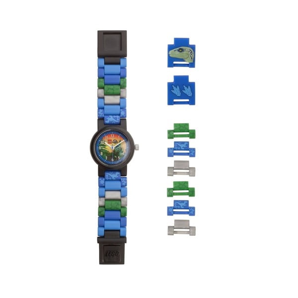 Zegar dziecięcy z figurką LEGO® Jurassic-image-2