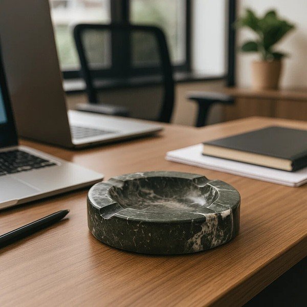 Marmurowa popielniczka Zoro – Premier Housewares-image-1