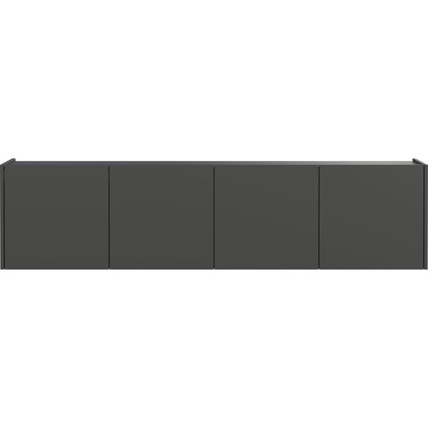 Antracytowa szafka pod TV 183x45 cm Piana – Germania