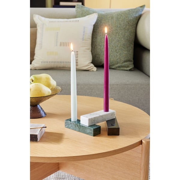 Kamienny świecznik Brick – Hübsch-image-1