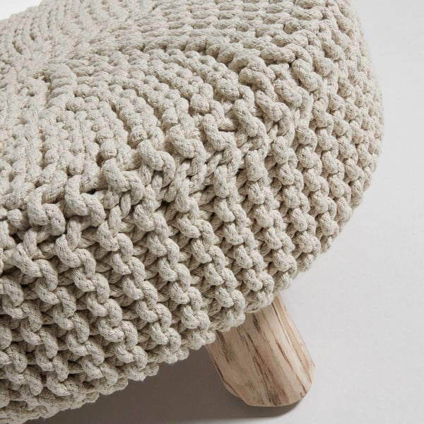 Kremowy szeroki podnóżek La Forma Storm-image-1