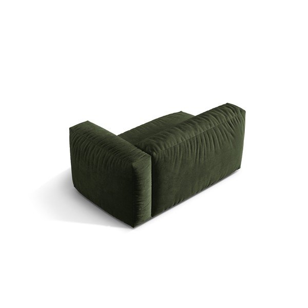 Zielony aksamitny moduł sofy (prawostronny) Martina – Micadoni -image-2