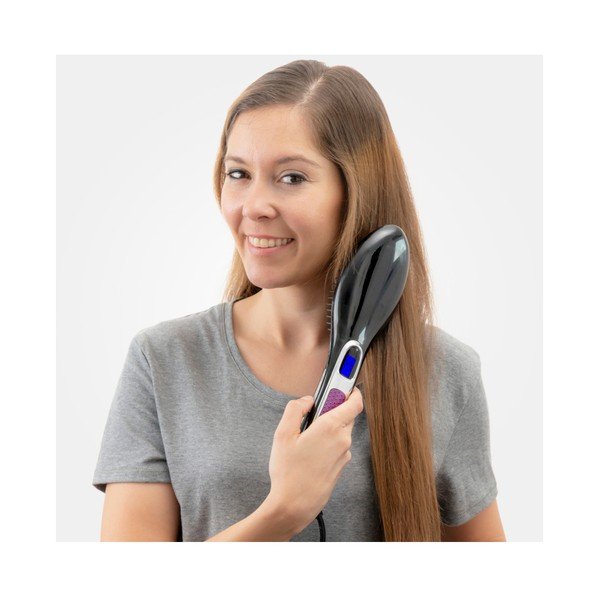 Elektryczna szczotka zmiękczająca włosy InnovaGoods-image-2