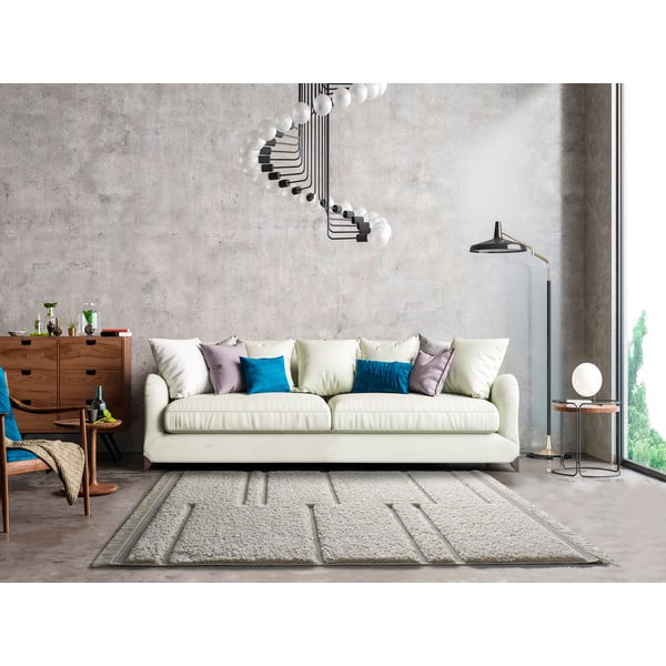 Beżowy dywan Universal Kai Stripe, 57x115 cm-image-1
