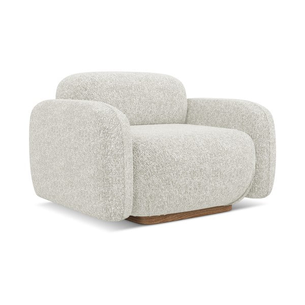 Kremowy fotel Ailani – Makamii