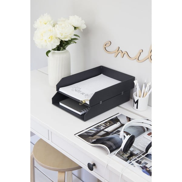 Kartonowe organizery na dokumenty  zestaw 2 szt. Hakan – Bigso Box of Sweden-image-1