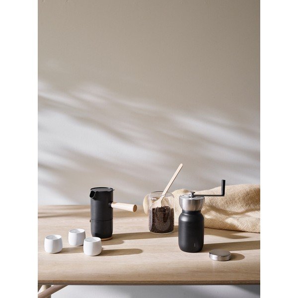 Czarna kawiarka ze stali nierdzewnej 250 ml Collar – Stelton-image-3