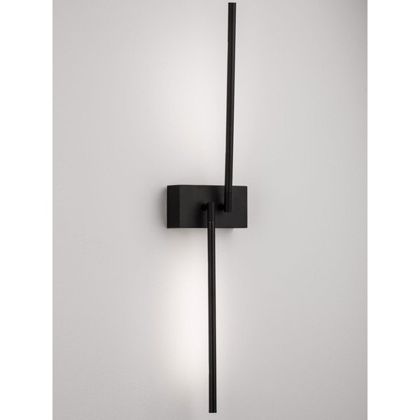 Czarny metalowy kinkiet LED z elastyczną konstrukcją Raccio – Nova Luce-image-3
