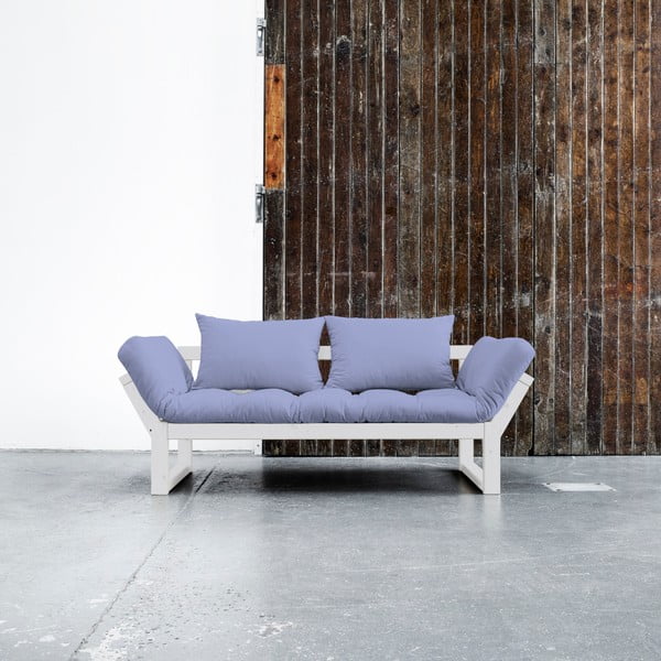 Sofa rozkładana Karup Edge White/Blue Breeze