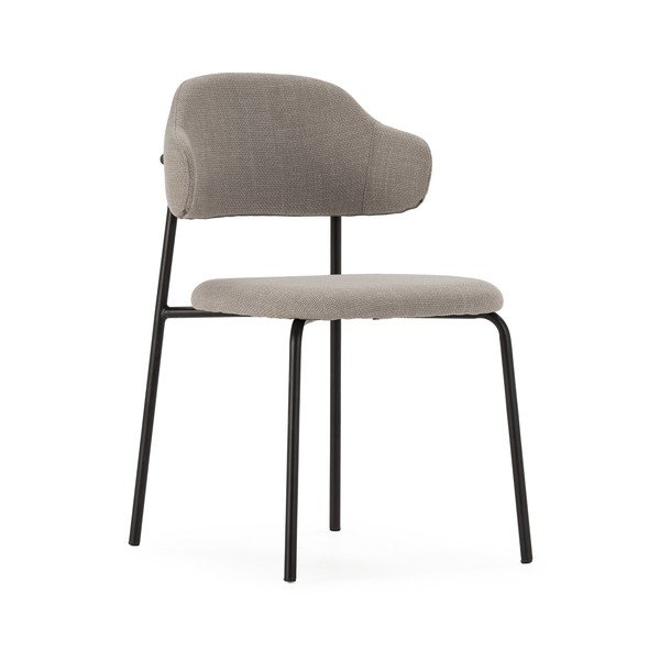 Jasnoszare krzesła zestaw 4 szt. Adriel – Marckeric