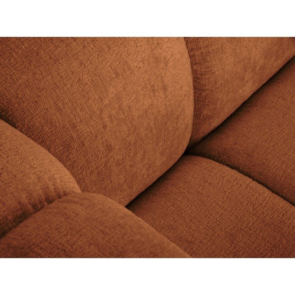 Sofa w miedzianym kolorze 228 cm Lupine – Micadoni Home-image-1