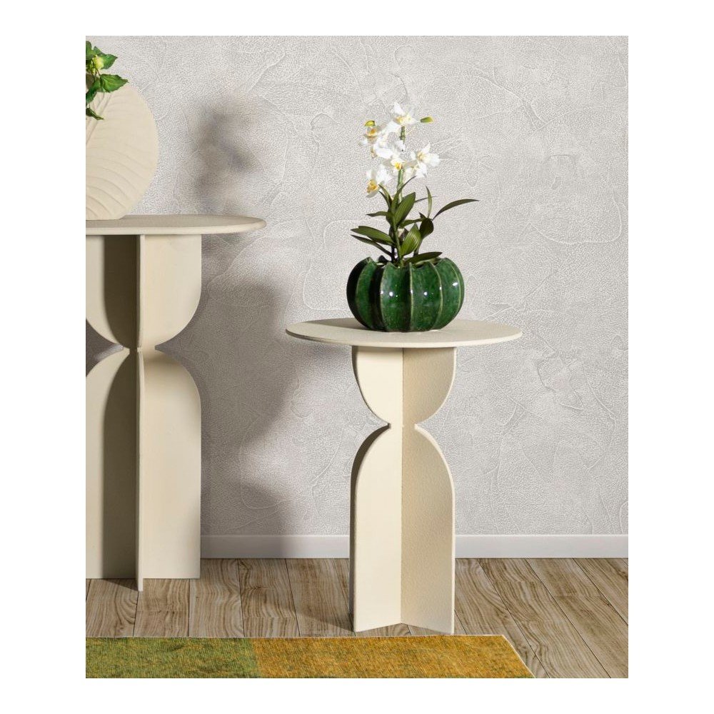 Metalowy okrągły stolik ø 45 cm Dune – Mauro Ferretti (zdjęcie 4)