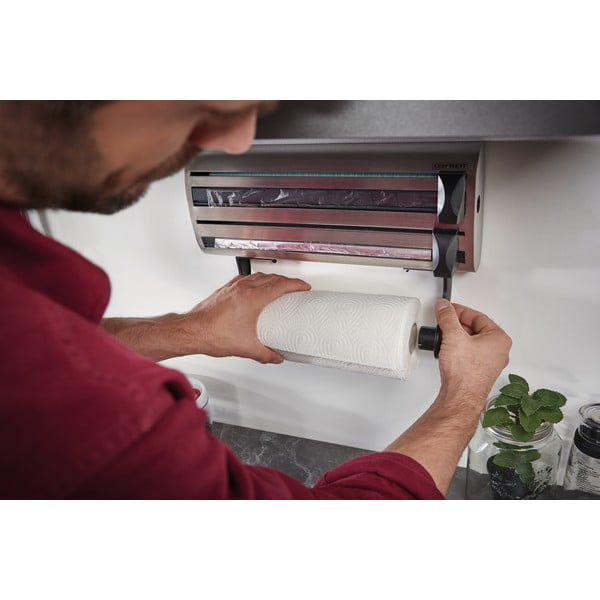 Uchwyt ścienny na ręczniki kuchenne i folię spożywczą LEIFHEIT Parat Royal-image-4