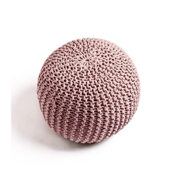 Pudroworóżowy puf Bonami Essentials Jagger-image-1