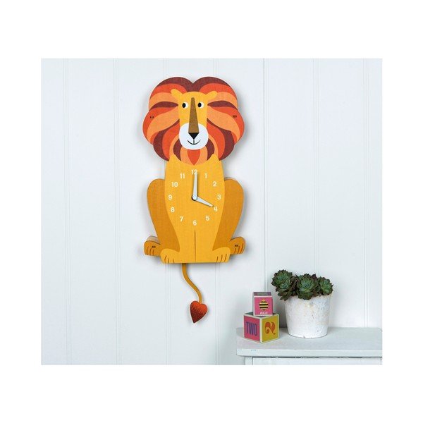 Zegar drewniany Rex London Charlie The Lion-image-4