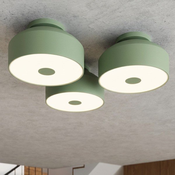 Szałwiowa stalowa lampa sufitowa ø 30 cm Omiq – Sollux-image-3