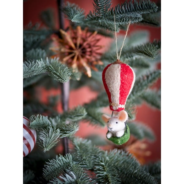 Wełniana ozdoba świąteczna ø 7 cm Peo – Bloomingville-image-1