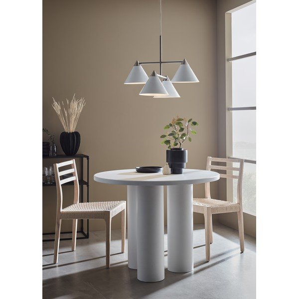 Biała lampa wisząca z czterema kloszami Markslöjd Klint-image-1