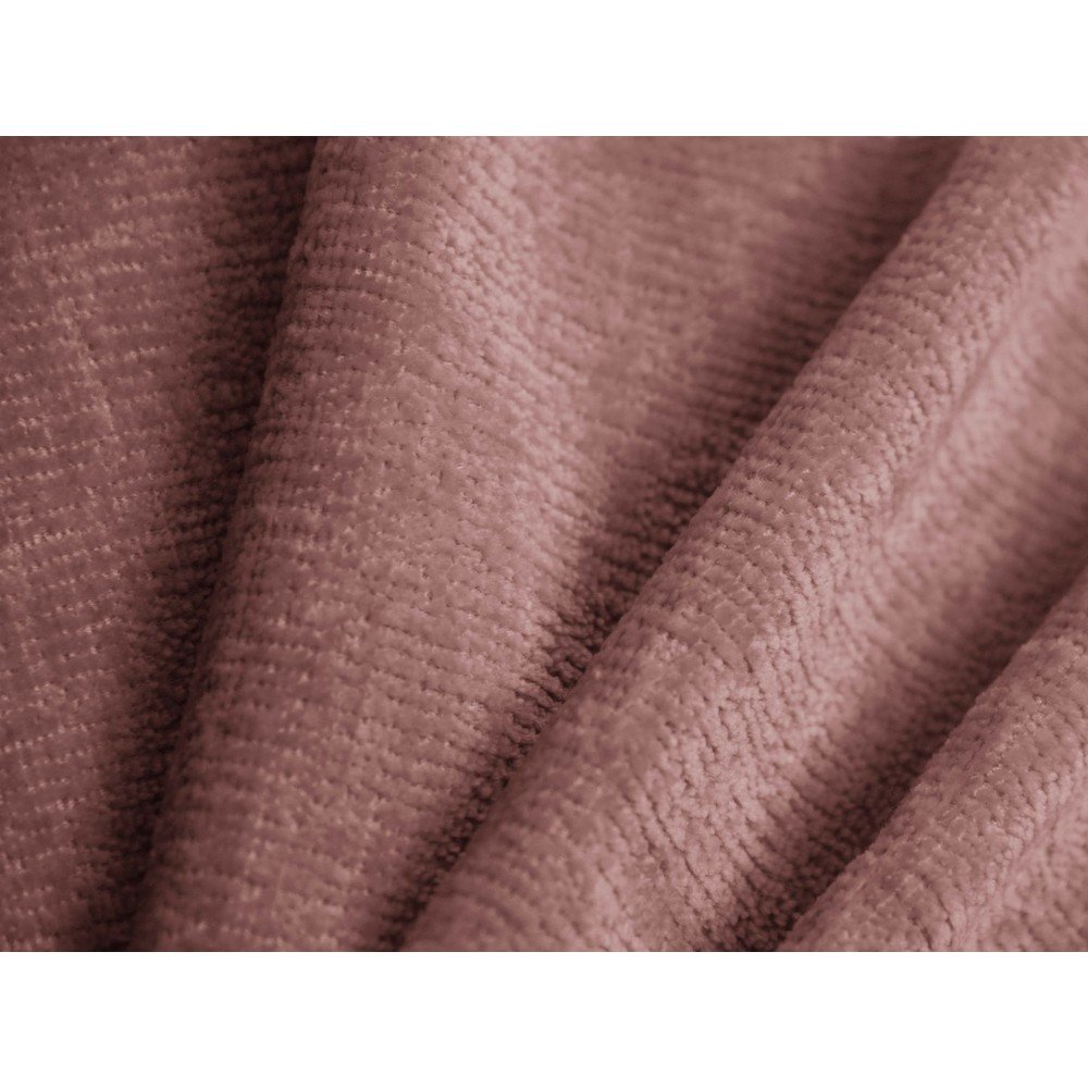 Różowe tapicerowane łóżko jednoosobowe ze schowkiem i stelażem 90x200 cm Amy – Micadoni (zdjęcie 5)