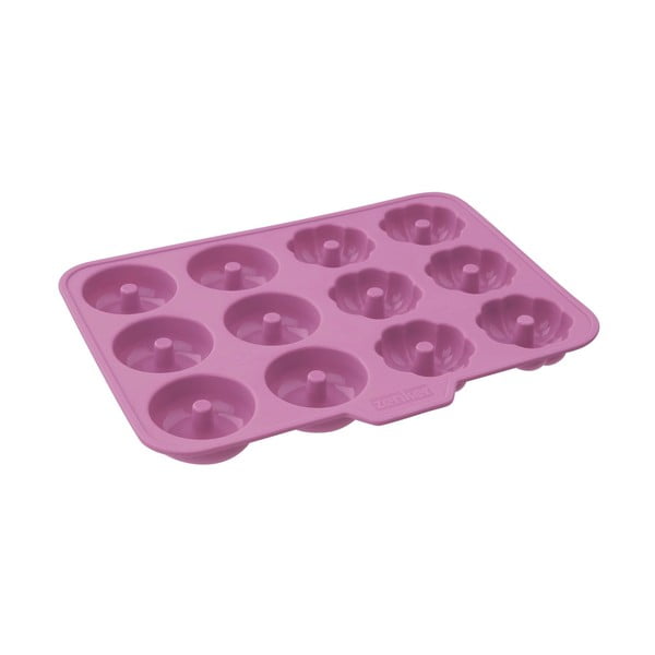Różowa silikonowa forma na mini donuty Fackelmann Sweet Sensation