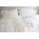 Biała muślinowa pościel jednoosobowa 140x200 cm Plain Muslin – Butter Kings