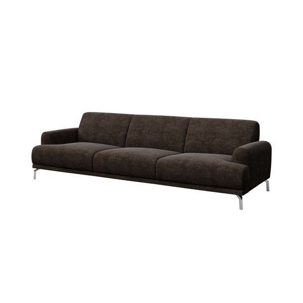 Ciemnobrązowa sofa MESONICA Puzo, 240 cm-image-1