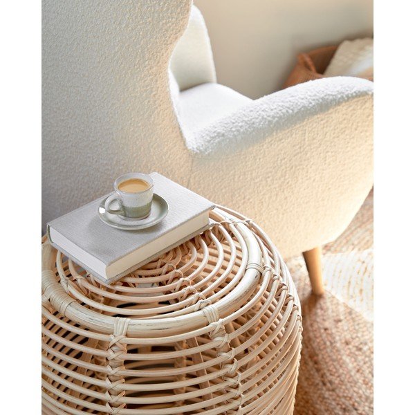 Rattanowy okrągły stolik ø 45 cm Kohana – Kave Home-image-2