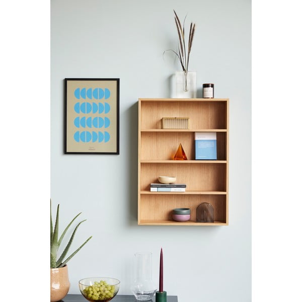 Piętrowa półka z drewna dębowego Cubbie – Hübsch-image-1