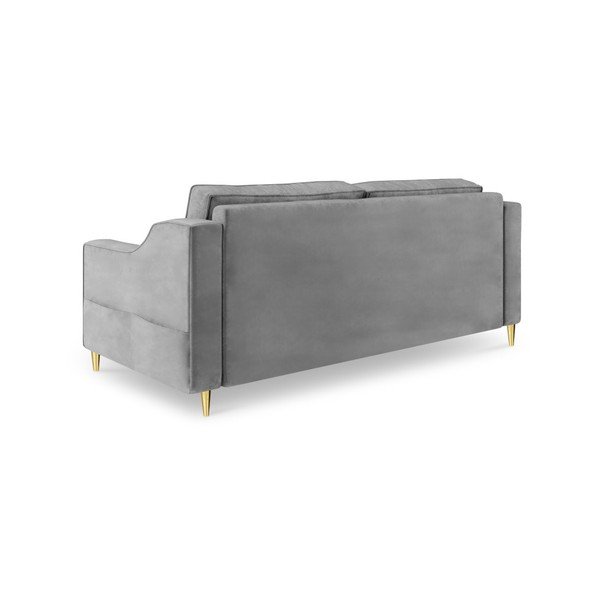 Szara sofa 2-osobowa Mazzini Sofas Marigold-image-1
