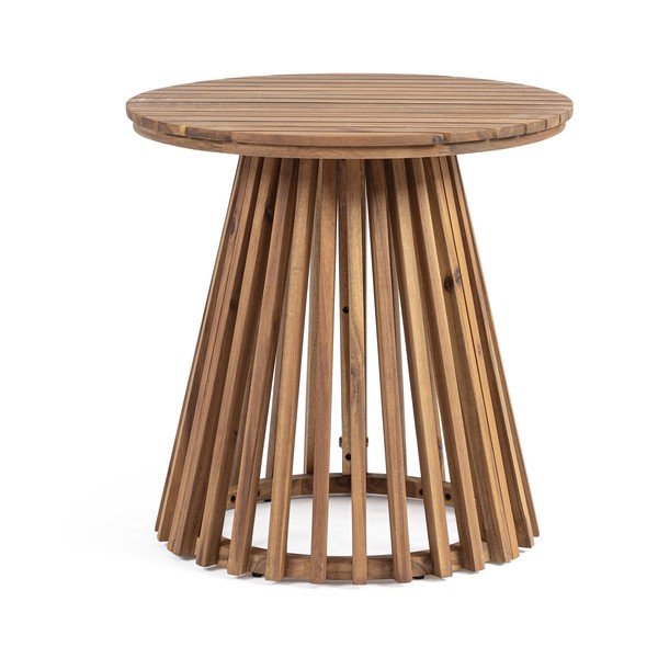 Okrągły stolik ogrodowy z litego drewna akacjowego ø 50 cm Rodano – Bizzotto