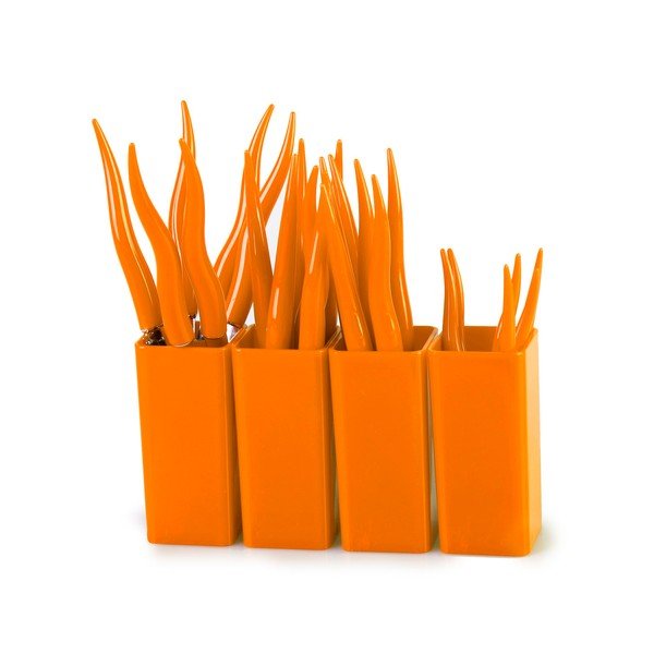 Zestaw sztućców Tullio Orange, 24 szt.-image-1
