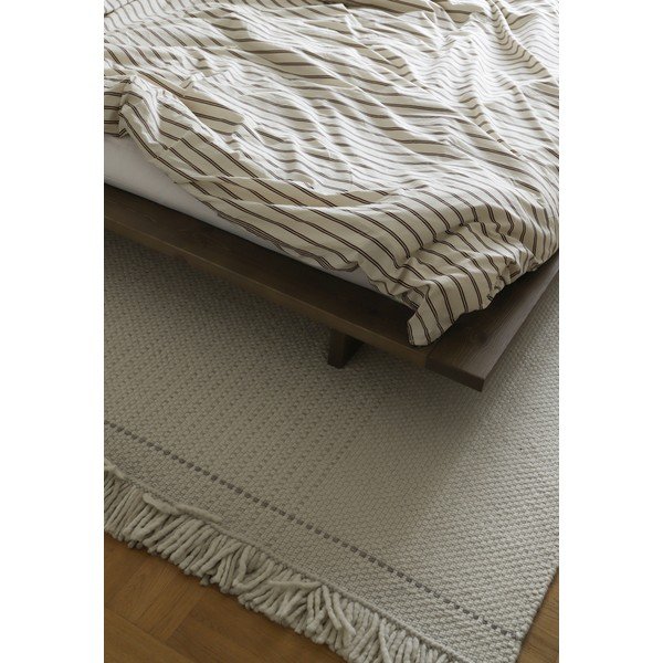 Brązowe łóżko dwuosobowe z litego drewna sosnowego ze stelażem 180x200 cm Japan – Karup Design-image-4