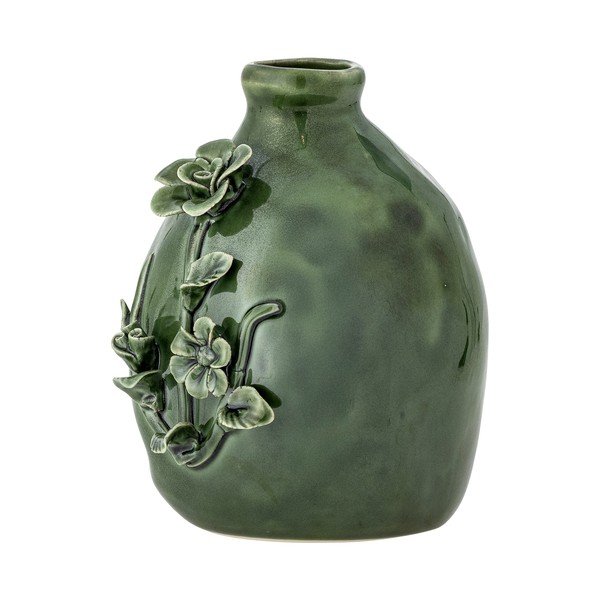 Zielony kamionkowy wazon (wysokość 13,5 cm) Ramia – Bloomingville